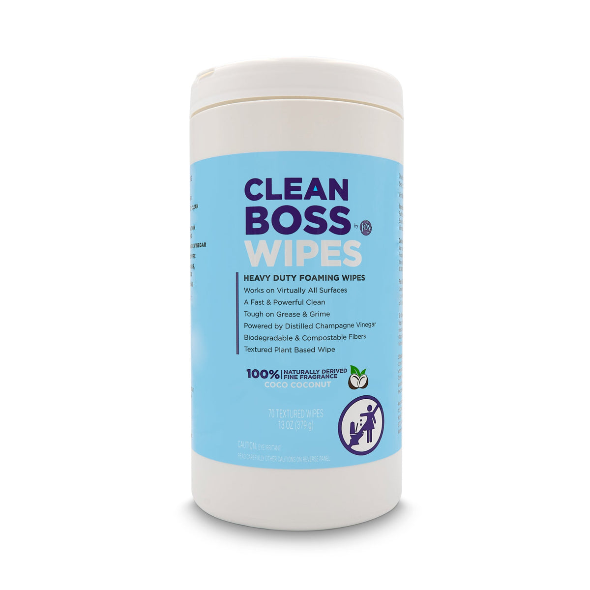 CleanBoss Heavy Duty Multi-Surface Foaming Wipes (70 Pack)