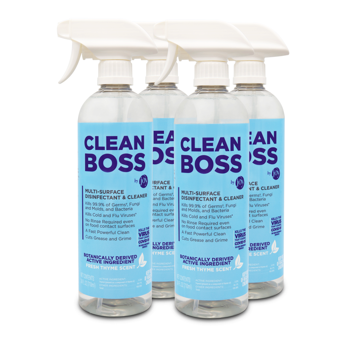 CleanBoss Multi-Surface Disinfectant &amp; Cleaner (4 Pack)