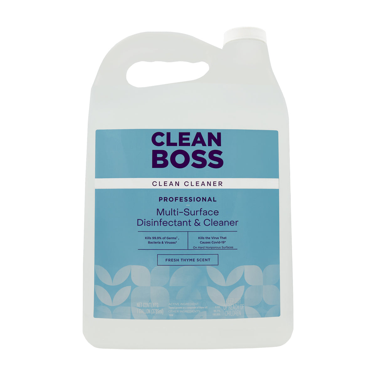 CleanBoss Multi-Surface Disinfectant &amp; Cleaner (1 Gallon Jug x 4)