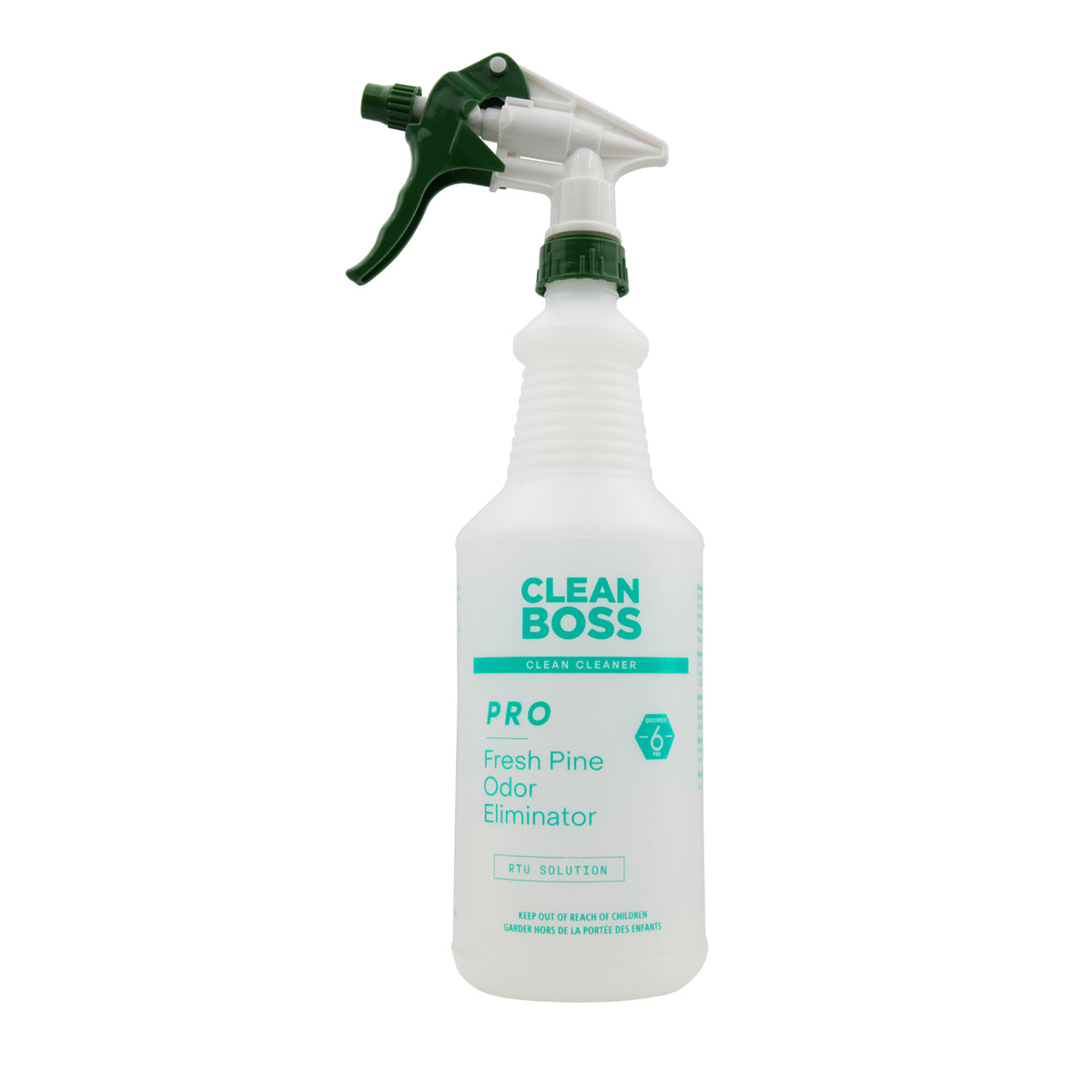 Fresh Pine Odor Eliminator Concentrate Silk Screen Bottle (32oz bottles x 6)