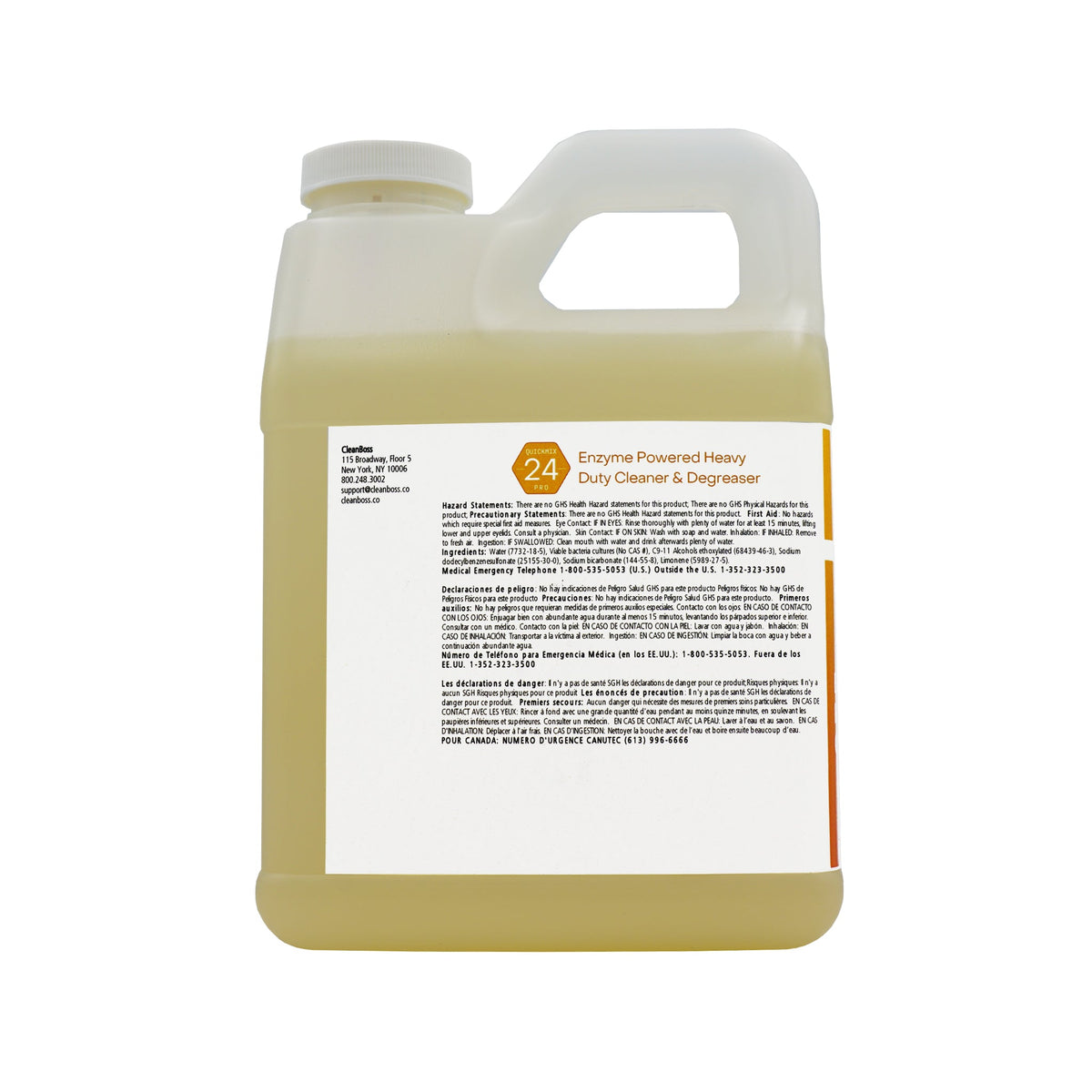 Enzyme Powered Heavy Duty Cleaner &amp; Degreaser Concentrate - QuickMixPro (1/2 Gallon)