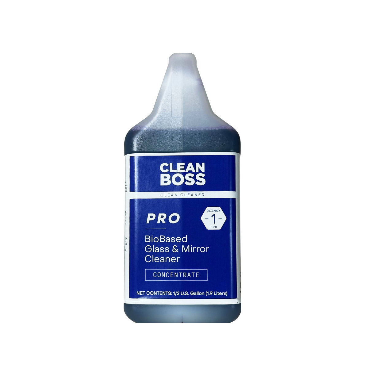 BioBased Glass &amp; Mirror Cleaner Concentrate - QuickMixPro (1/2 Gallon)