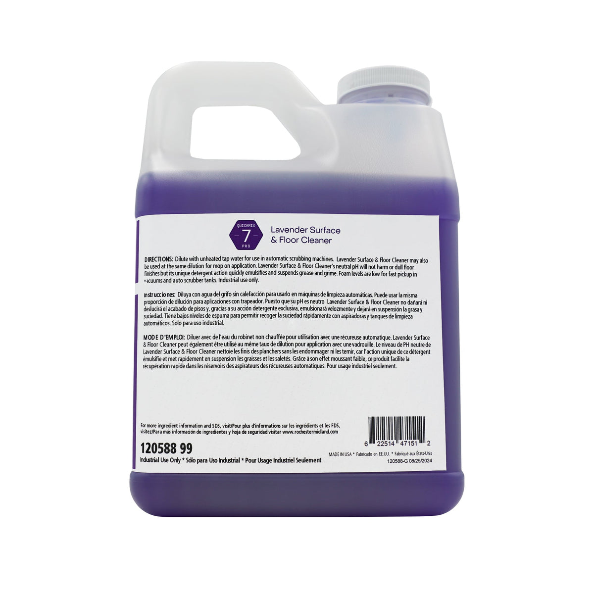 Lavender Surface &amp; Floor Cleaner Concentrate - QuickMixPro (1/2 Gallon)