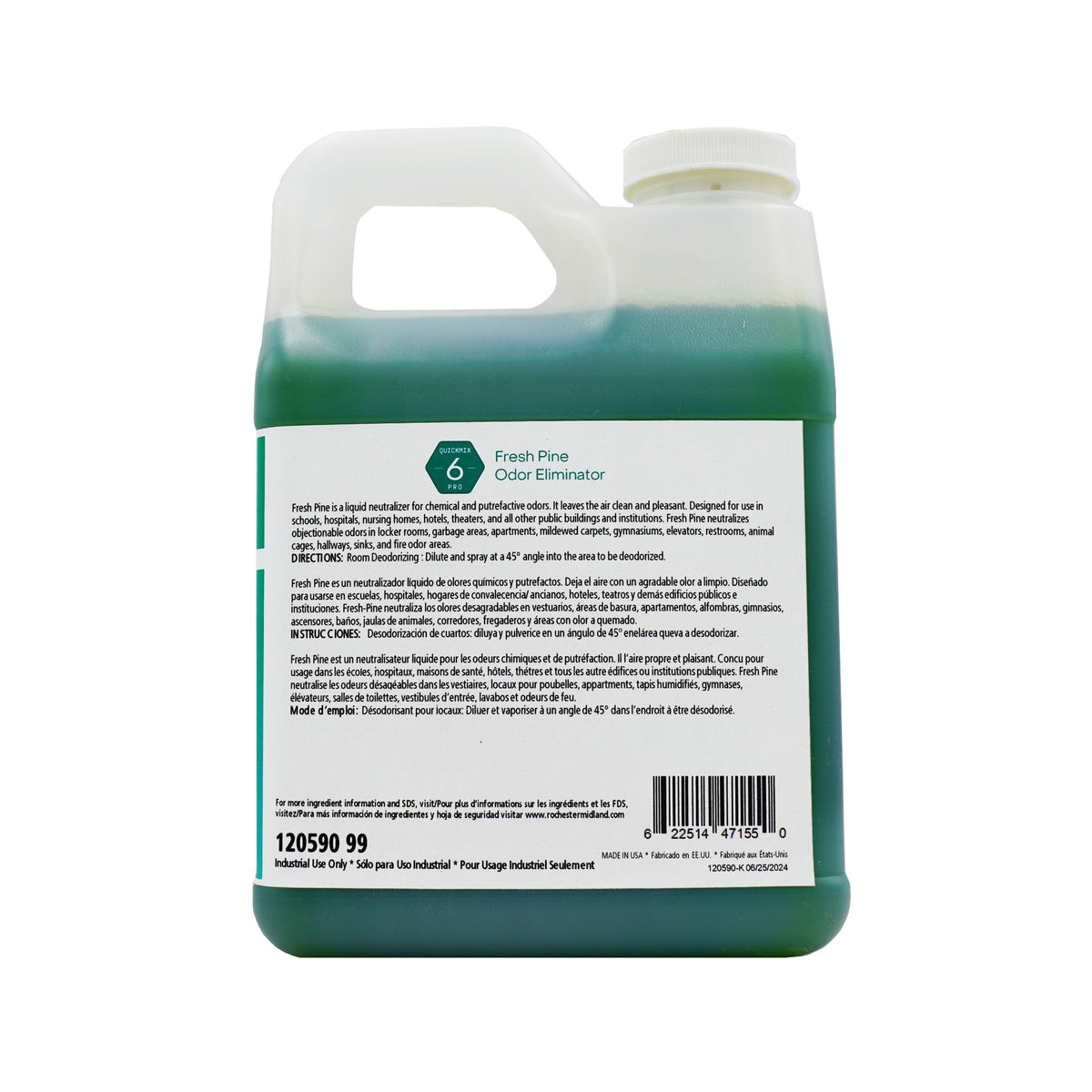 Fresh Pine Odor Eliminator Concentrate - QuickMixPro (1/2 Gallon)