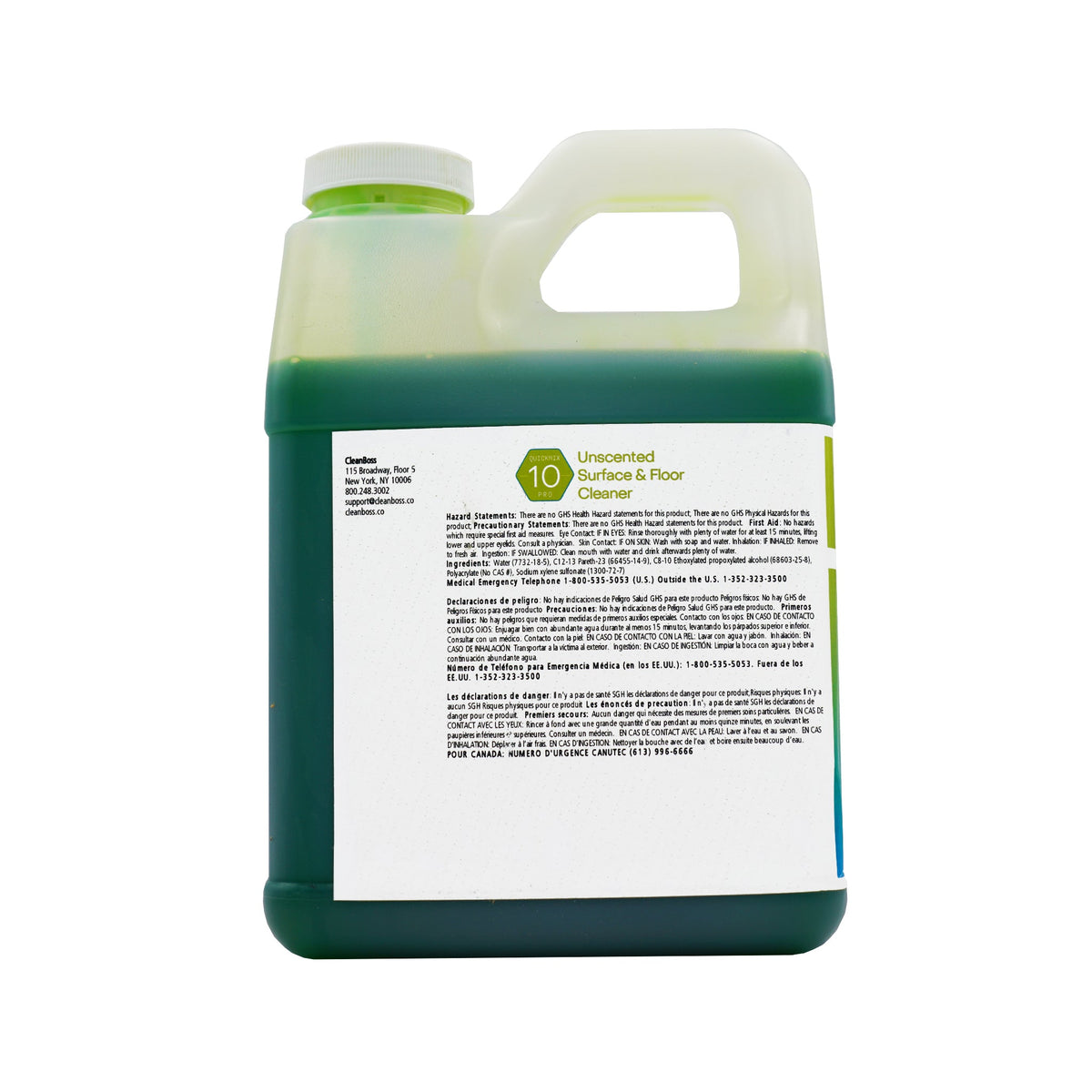 Unscented Surface &amp; Floor Cleaner Concentrate - QuickMixPro (1/2 Gallon)