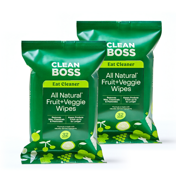 Eat Cleaner All Natural Fruit & Veggie Wash Wipes (32 pack x 24 ...